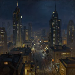 night on nar shaddaa, cyberpunk, overhead view, distance shot, painting by raphael lacoste
