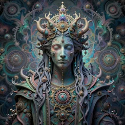 a intricate ornate psychedelic image of a god, art by artgerm, alex grey, android jones, psychedelic art, visionary art, fractalism, fractals, sacred geometry, trending on artstation, hyperrealistic, highly detailed, cgsociety, octane render, vray, 3 d