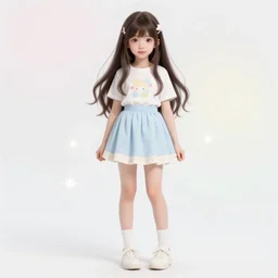 full body shot of a very beautiful girl in very cute realistic WLOP digital art style with bloom ethereal effects, trending on Artstation, made by Tran Ross feminine in pastel shades, trending on pixiv, Unreal Engine 4k, rossdraws