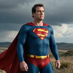 film still of jeremy clarkson as superman