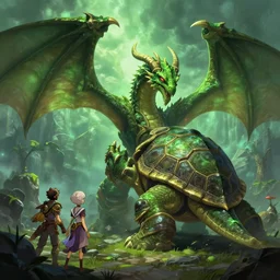 mount epic great green dragon turtle screenshot world of warcraft mounts worldboss fantasy comics that looks like it is from borderlands by jesper ejsing, by rhads, makoto shinkai alena aenami artworks in 4 k beeple, thomas kinkade heartstone league of legends dofus overwatch