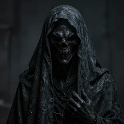 dementor. draped in dark sheet. dark colors. menacing. haunting. frightening. close up. trending on artstation. award winning. artgem. greg rutkowski. beksinski. extremely detailed. 4 k.