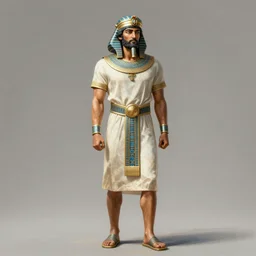 phoenician king, full body, full shot, highly detailed, digital painting, artstation, concept art, sharp focus, illustration, art by artgerm and greg rutkowski and raphael lacoste and magali villeneuve