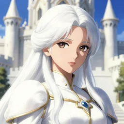 epic character portrait princess of the white herald on an imperial castle, hidari, color page, tankoban, 8 k, tone mapping, akihiko yoshida, elegant, digital painting, artstation, sharp focus, volumetric lighting, smooth, highly detailed, perfect face, fine details, realistic shaded, fine face, pretty face