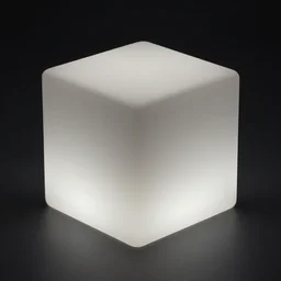 a blender cube, 8 k, rim lighting, lumen global illumination, opaque, glowing, vapor