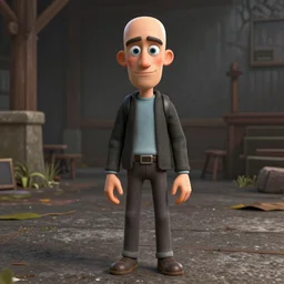 Baldi from Baldi's basic rendered in unreal engine, ultimate shading, raytracing, rtx, detailed.