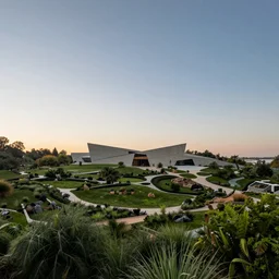 landscape by alvaro siza ( alvaro siza vieira ), darkacademia fisheye at dawn reclaimed by nature, archdaily, wallpaper, highly detailed, trending on artstation.