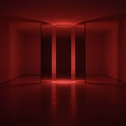 dark matter red art house future schizophrenia limbo hipper mirror calleidoscope room stratification of consciousness full HD 8K resolution