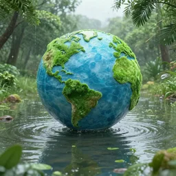 environment art, waterlogged