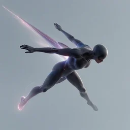 person with power of flight, digital art, trending on the artstation