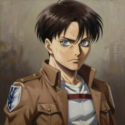 elmo as a Titan from Attack on Titan, oil on canvas, intricate, portrait, 8k highly professionally detailed, HDR, CGsociety