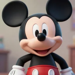 portrait of mickey mouse in evil dead ( 2 0 1 3 ), depth of field, soft focus, highly detailed, intricate, realistic, national geographic cover, soft glow, textured, artstation, concept art, sharp focus, illustration, artgerm, greg rutkowski, earl norem