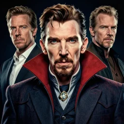 a highly detailed magnetic portrait of stephen strange, james gurney, james jean