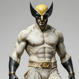 wolverine as a greek statue 4 k detailed super realistic