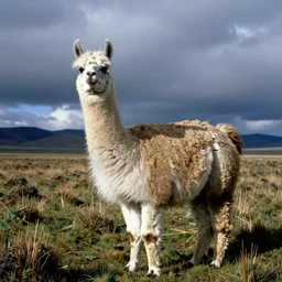 a photo of a giant mutant snickers llama in its natural habitat, kodak ektachrome e 1 0 0 photography