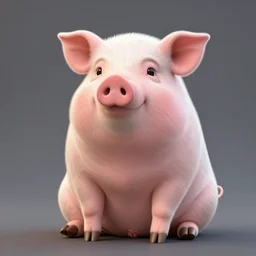 Full body Chubby character portrait of a female humanoid pig with a pigtail. She has a cute beautiful attractive detailed pig snout face. She is Sitting on a stove oven where the fire is burning. Character design by charlie bowater, ross tran, artgerm, and makoto shinkai, detailed, inked, western comic book art