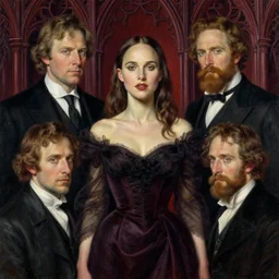realistic detailed painting of Natalie Portman by John Bolton and david mack and arthur rackham and james jean, Neo-Gothic, gothic, rich deep colors