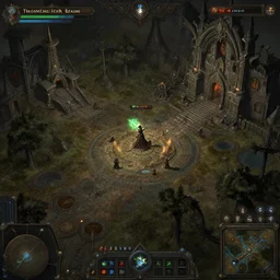 The Sundered Realms. A dark fantasy setting. Gritty. Detailed.