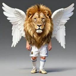 portrait lionel messi angel, full length shot, shining, 8 k highly detailed, sharp focus, illustration, art by artgerm, mucha, bouguereau