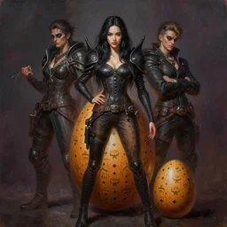 satanic eggmcmuffin from hell, fullbody, ultra high detailed, oil painting, greg rutkowski, charlie bowater, yuumei, yanjun cheng, unreal 5, daz, hyperrealistic, octane render, rpg portrait, dynamic lighting, fantasy art, beautiful face
