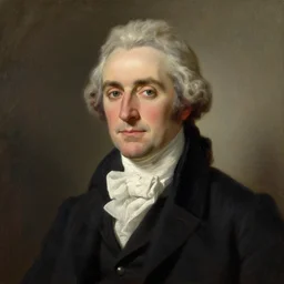 portrait of paul giamatti as united states president john tyler, american romanticism, oil on canvas