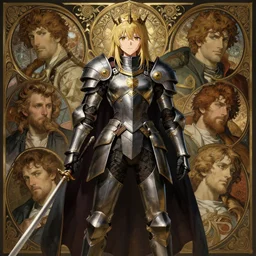 “ anime, full body, king arthur, gundam pilot pretty girl, highly intricate detailed, light and shadow effects, intricate, highly detailed, digital painting, art station, concept art, smooth, sharp focus, illustration, advanced digital anime art, art by artgerm and greg rutkowski and alphonse mucha and william - adolphe bouguereau, craig mullins, j. c. leyendecker, atmospheric lighting, detailed face, by makoto shinkai, stanley artgerm lau, wlop, rossdraws ”