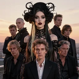 photographic portrait of a stunningly beautiful gothic art nouveau female in soft dreamy light at sunset, contemporary fashion shoot, by edward robert hughes, annie leibovitz and steve mccurry, david lazar, jimmy nelsson, breathtaking, 8 k resolution, extremely detailed, beautiful, establishing shot, artistic, hyperrealistic, beautiful face, octane render