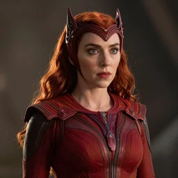 Ellie from The Last of Us as the Scarlet Witch, film still from 'Avengers: Endgame'