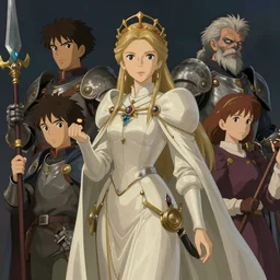 empress, fire emblem, art by studio ghibli and j. c. leyendecker and greg rutkowski and artgerm and ilya kuvshinov and nixeu, portrait, d & d, fantasy, highly detailed, digital painting, trending on artstation, concept art, sharp focus, illustration