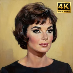 painting of jacqueline kennedy. art by andy warhol during golden hour. extremely detailed. beautiful. 4 k. award - winning.