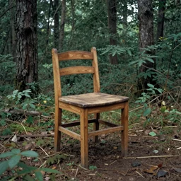 chair in the forest by jacub rozalski