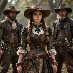 detailed ultrarealistic photography of victorian dnd organic rustic robust rogue girl leyendecker, norman rockwell, greg rutkowski, artstation cinematic, skyrim, full shot,