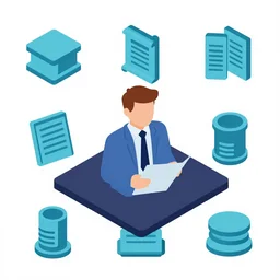 a business isometric 3 d icons, 8 k resolution, vector image, stock vector icons - c 1 9. 0