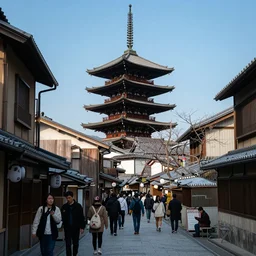 kyoto, street view, highly detail, photorealism, intricate, 8 k resolution, photography, leica