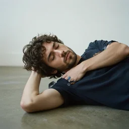 a man slipping into a trance