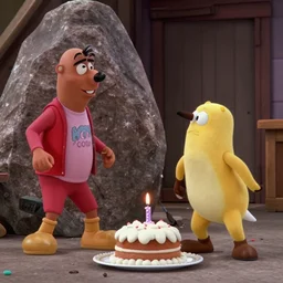 johnny from is it cake getting beat up by the rock