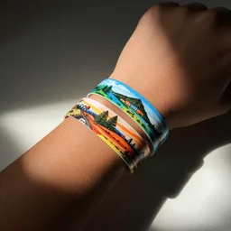 trippy party tyvek wristbands