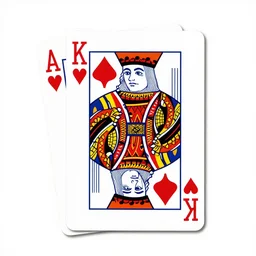 playing cards king card with a chinese dragon illustration, red and white, poker cards,