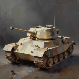tank made of paper, oil painting, artstation, dramatic lighting,, beautiful