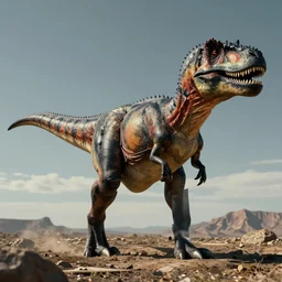 presidential photo of a velociraptor