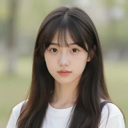 beautiful portrait of young girl