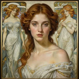 beautiful goddess by zdzisław beksinski, iris van herpen, jean delville, and alphonse mucha, detailed realistic beautiful portrait