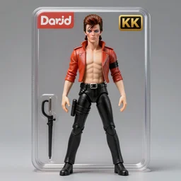 david bowie action figure, 4k, 8k, detailed, beautiful
