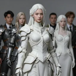 a masterpiece ultrarealistic ultradetailed portrait of a very beautiful girl in a battle armour, medium shot, intricate, elegant, by stanley artgerm lau, wlop, rossdraws, james jean, andrei riabovitchev, marc simonetti, light by julie bell, porcelain skin. global illumination, vfx