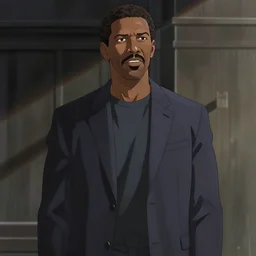 denzel washington anime style, by Hiroyuki Imaishi, studio trigger