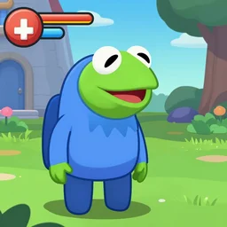 kermit the frog in among us, gameplay screenshot