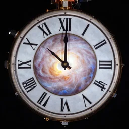 A photo of a cosmic clock taken by James Webb