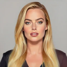 Margot robbie, Illustration, Acrylic Paint, 4k, artstation