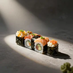 sushi made out of candy