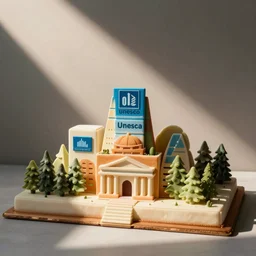 unesco world heritage site made of cake